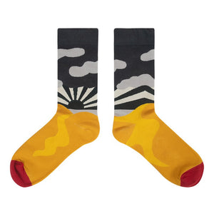 French tide plant designer creative tide socks men and women