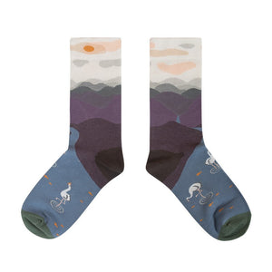 French tide plant designer creative tide socks men and women