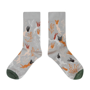 French tide plant designer creative tide socks men and women