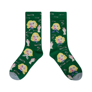 French tide plant designer creative tide socks men and women