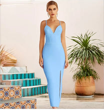 Bandage Spaghetti Strap Maxi Dresses