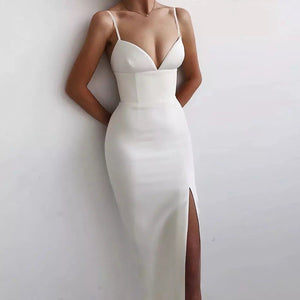 Bandage Spaghetti Strap Maxi Dresses